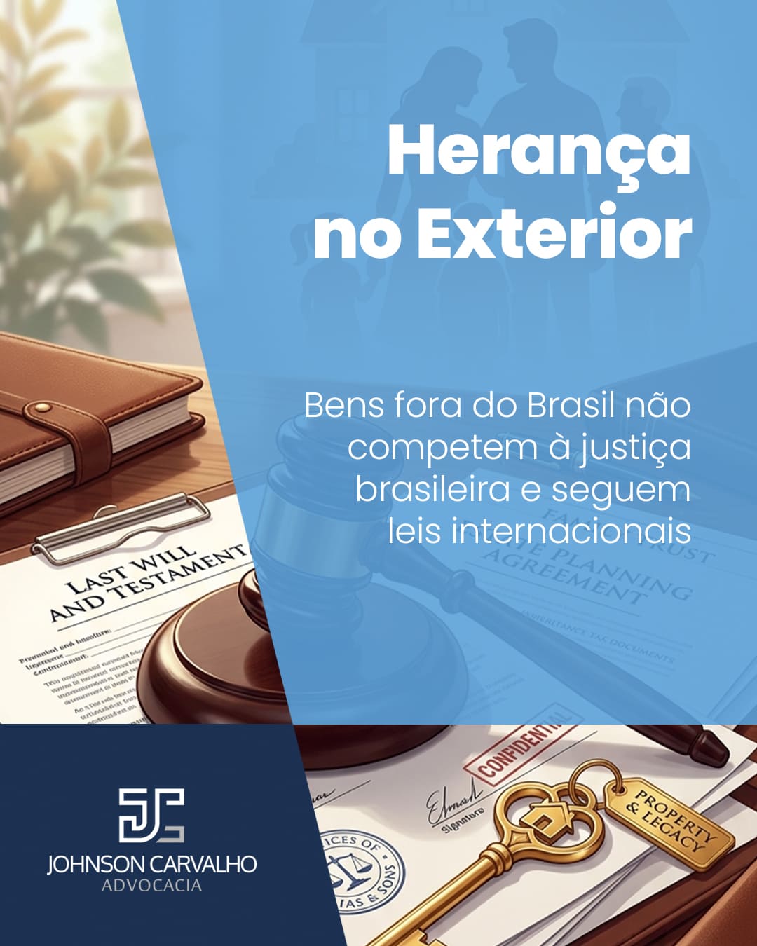 Bens no exterior não entram em inventário feito no Brasil